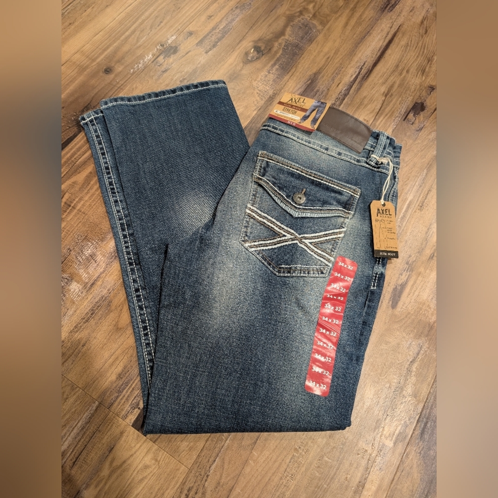Men's TK Axel Slim Boot Jeans 34x32